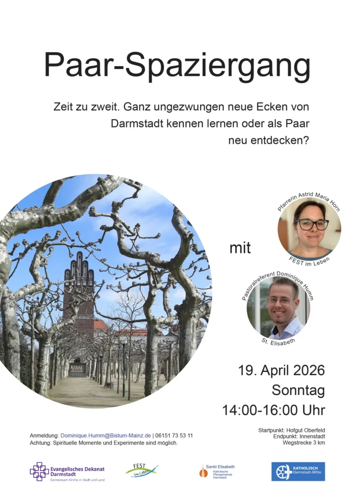 Plakat Paar-Spaziergang 2026